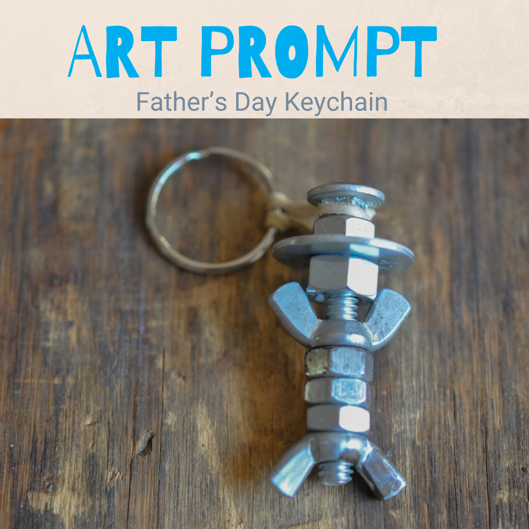 Fathers day keychain