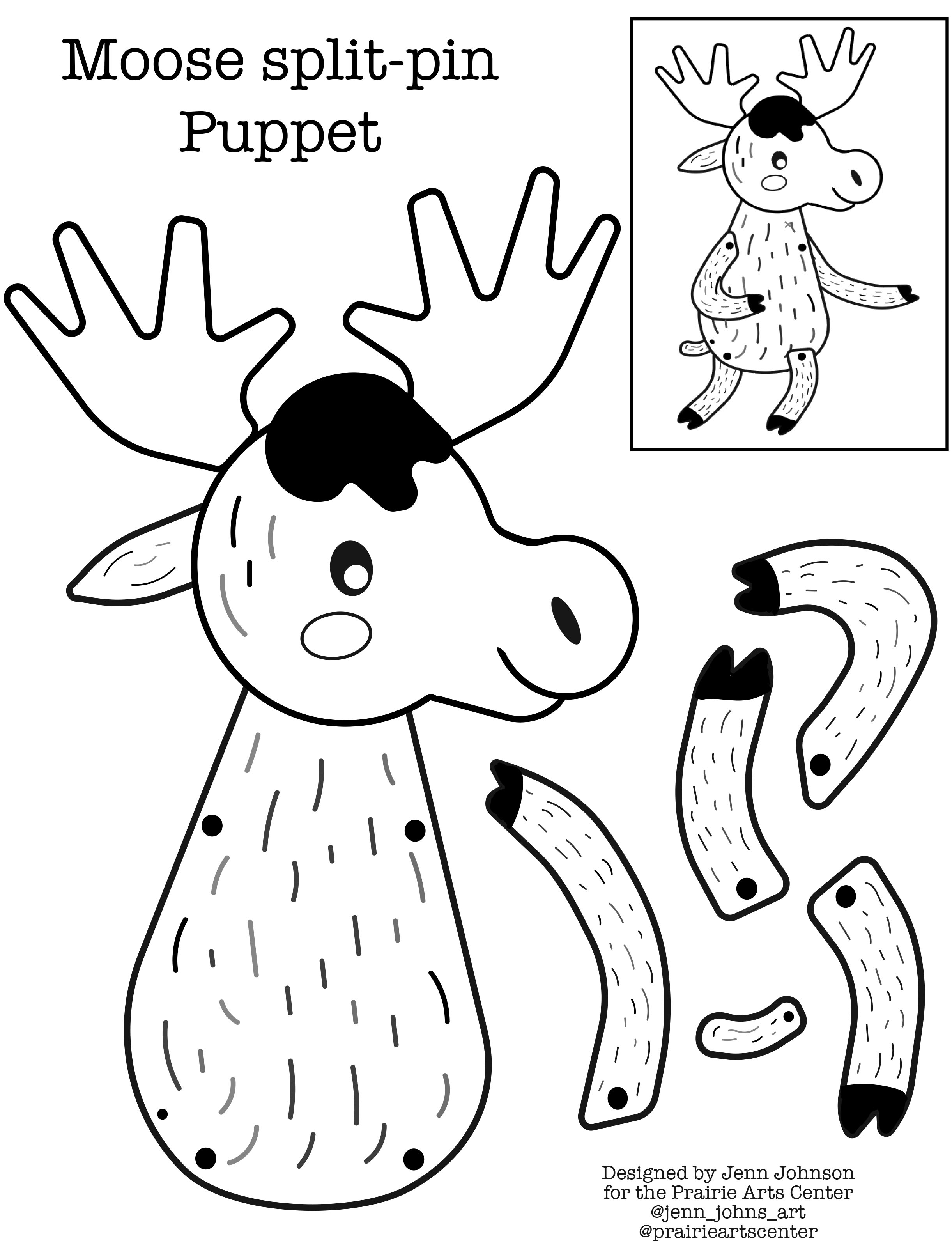 Moose Puppet