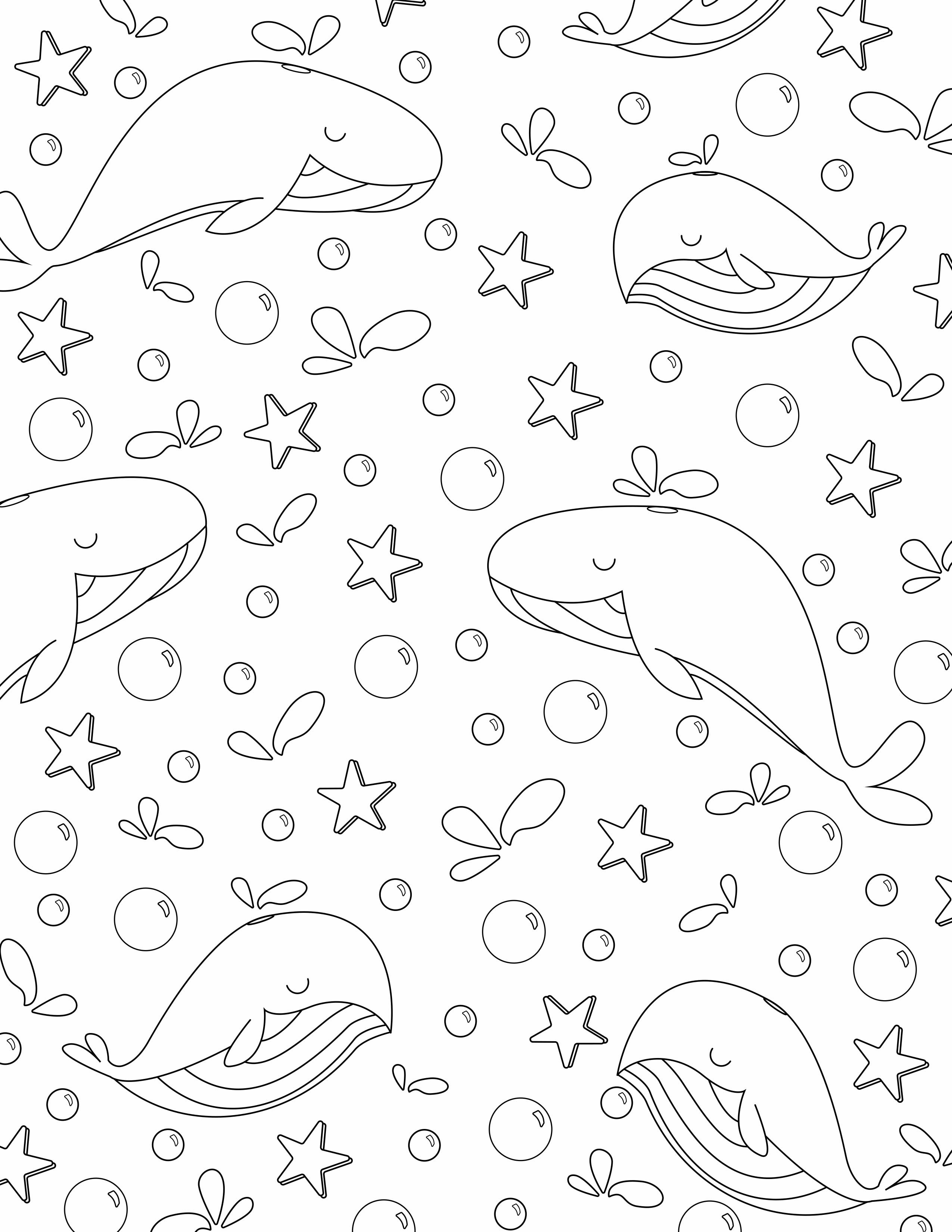 Whale Coloring page 