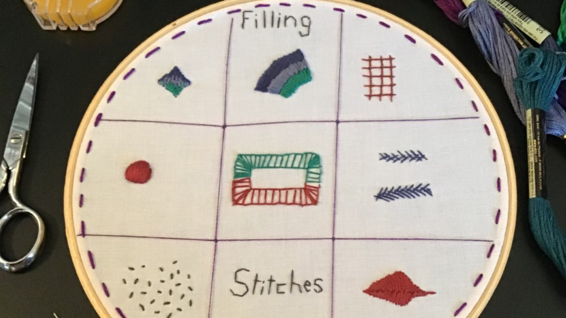 FB Filling Stiches Embroidery 