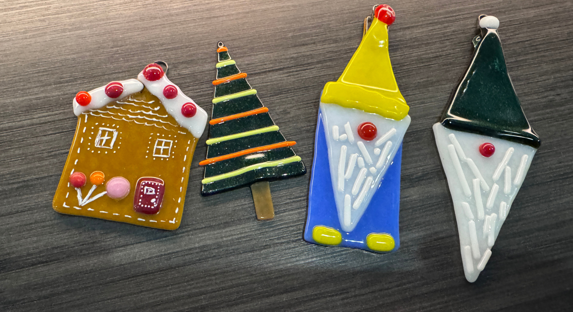 Fused Glass Ornaments 1