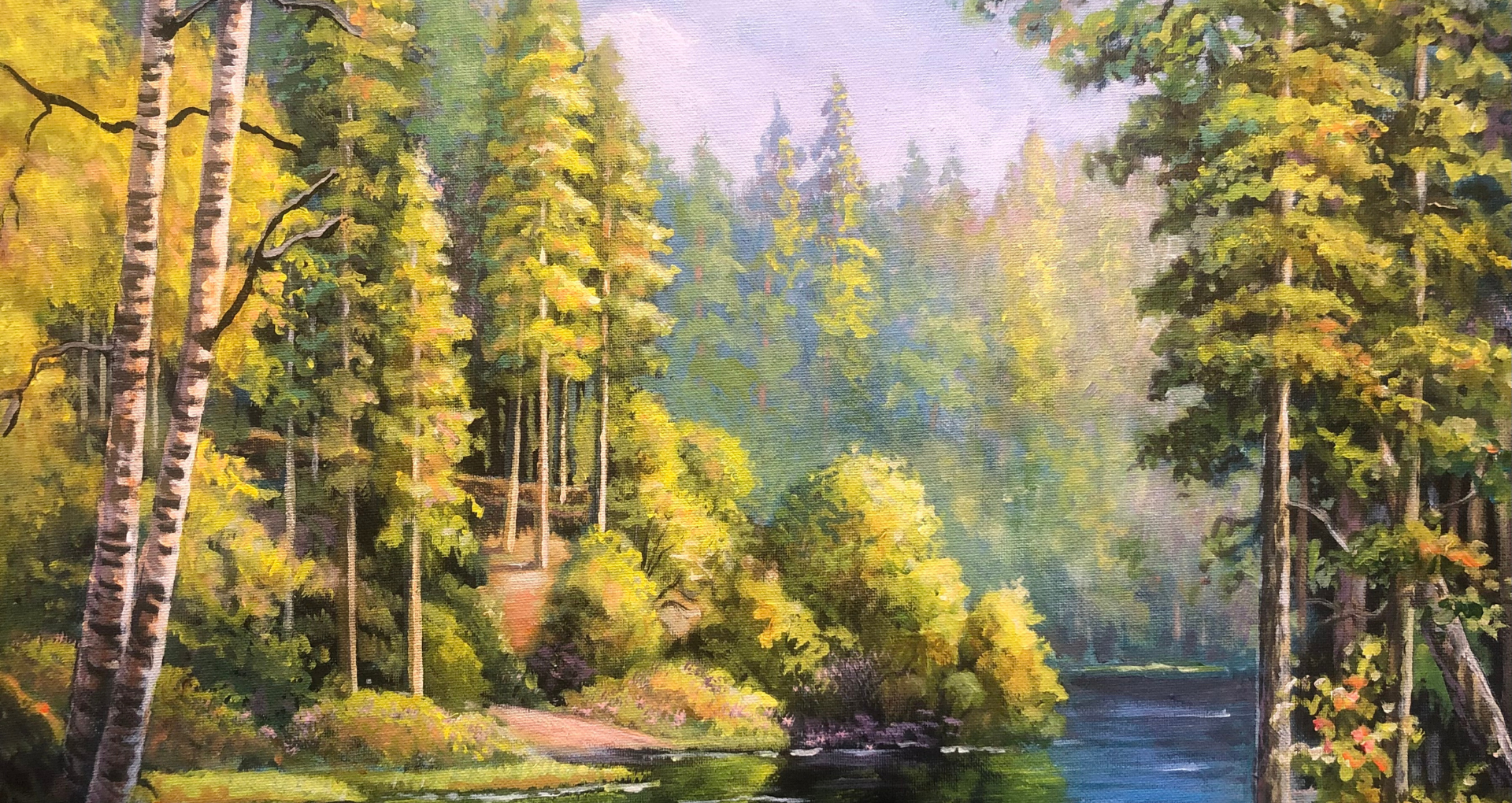 river painting class