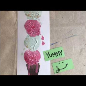 Ice Cream Print (with balloons)