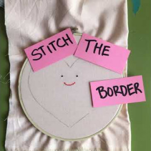 Embroidered Heart Plushie