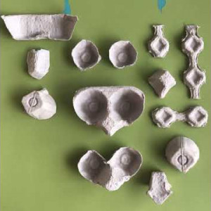 Expressive Egg Carton Masks