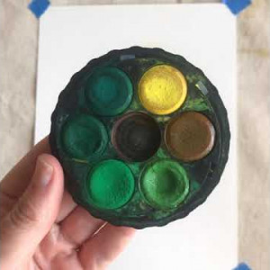 Rubber Cement Resist