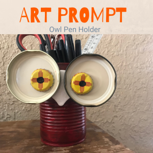 Art prompt - Owl Pen Holder